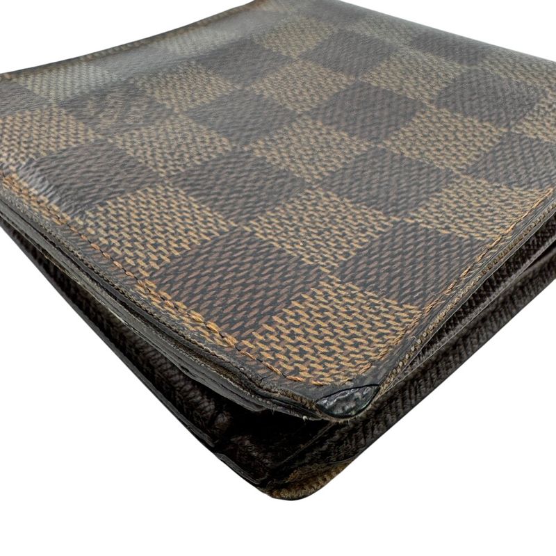 Louis Vuitton N61675 Portefeuille Marco Bifold Wallet Brown Unisex