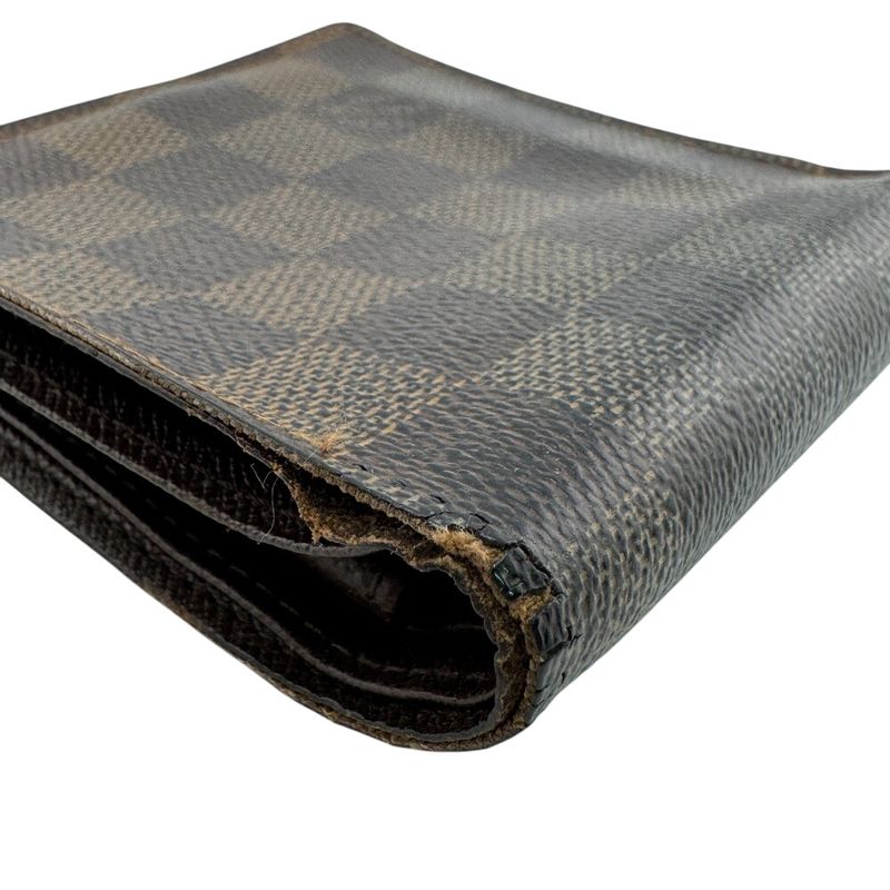 Louis Vuitton N61675 Portefeuille Marco Bifold Wallet Brown Unisex