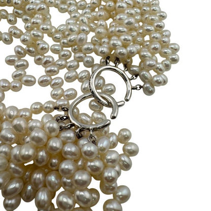 Tiffany & Co Faux Pearl Necklace Torsade Necklace White Women