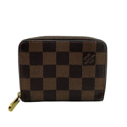 Louis Vuitton N63070 Zippy Coin Purse Coin Case Brown Unisex