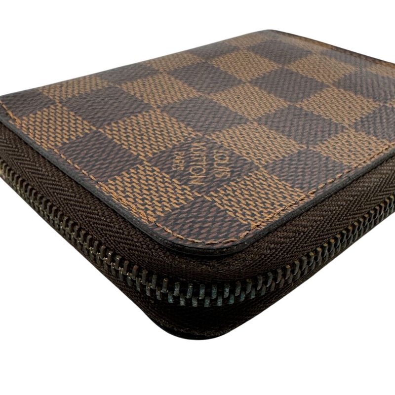 Louis Vuitton N63070 Zippy Coin Purse Coin Case Brown Unisex