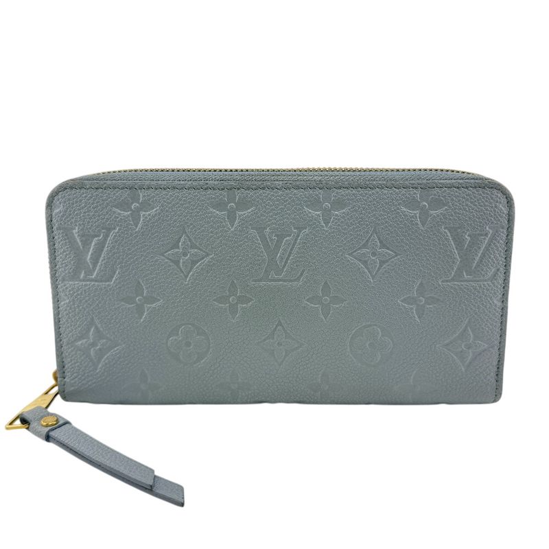 Louis Vuitton M11969 Round Zip Wallet Zippy Wallet Long Blue Unisex