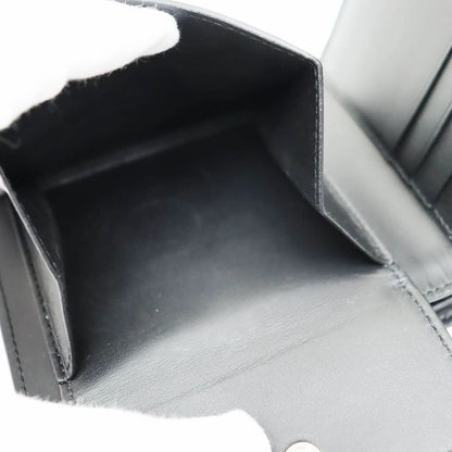 Loewe Bifold COIN Wallet Black Calf Leather Anagram Bifold Coin Wallet Bifold