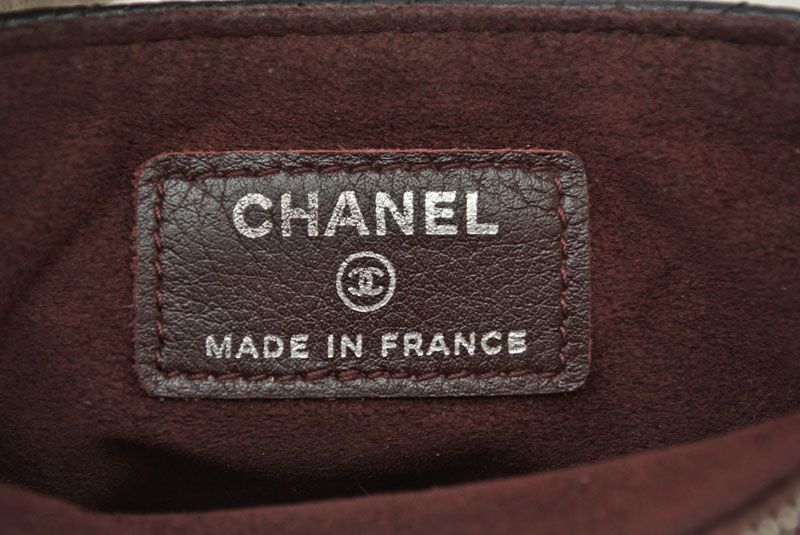 Chanel Pouch Card Case Coin Case Chanel Caviar Skin Black Bordeaux