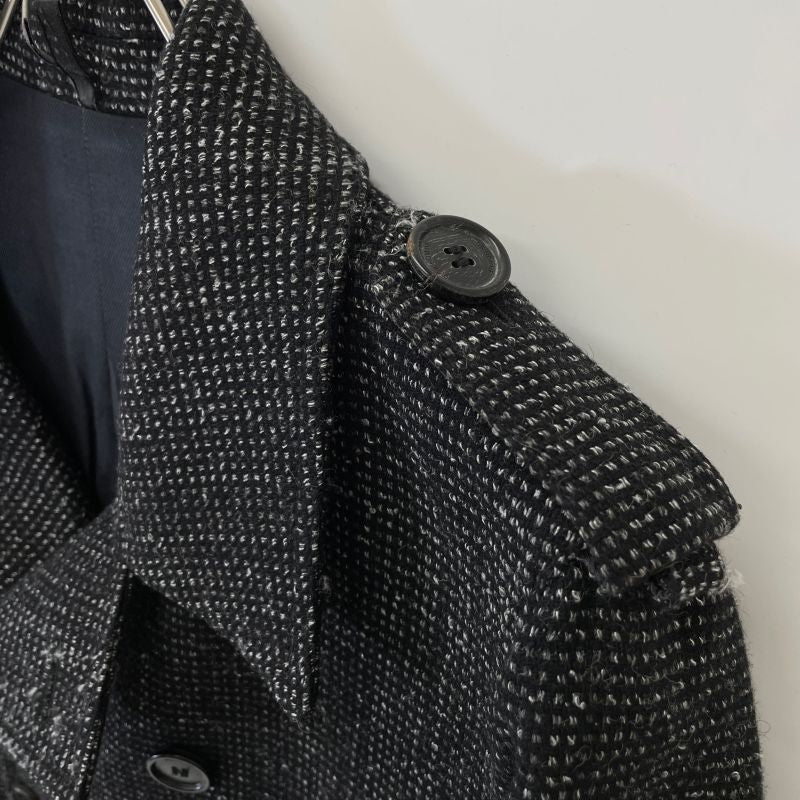 Dior Homme Dior Homme 07-08aw Edit Period 8h313144078 Double Breasted Coat 44