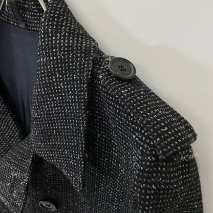 Dior Homme Dior Homme 07-08aw Edit Period 8h313144078 Double Breasted Coat 44