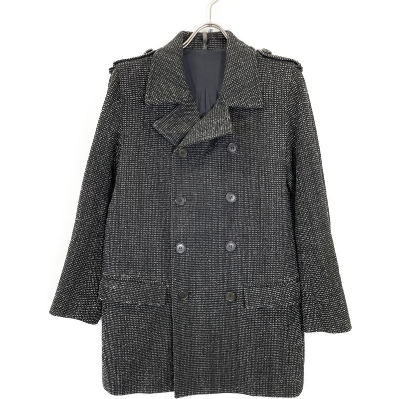 Dior Homme Dior Homme 07-08aw Edit Period 8h313144078 Double Breasted Coat 44
