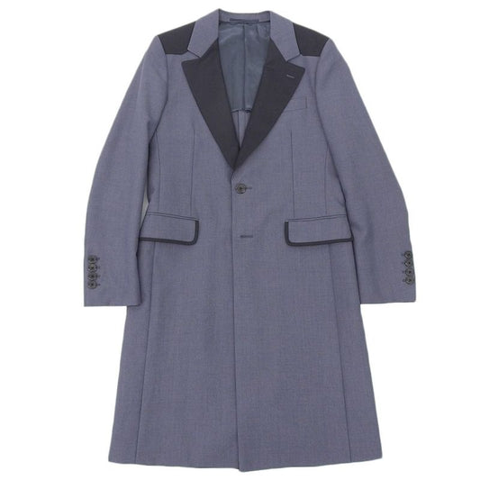 Prada 14AW Collection Chester Coat Men's Gray 46R Uc345f 46R