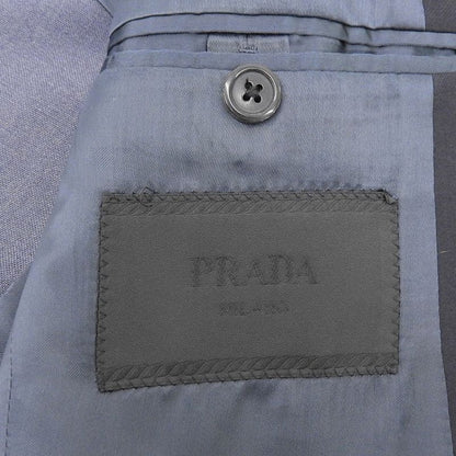 Prada 14AW Collection Chester Coat Men's Gray 46R Uc345f 46R