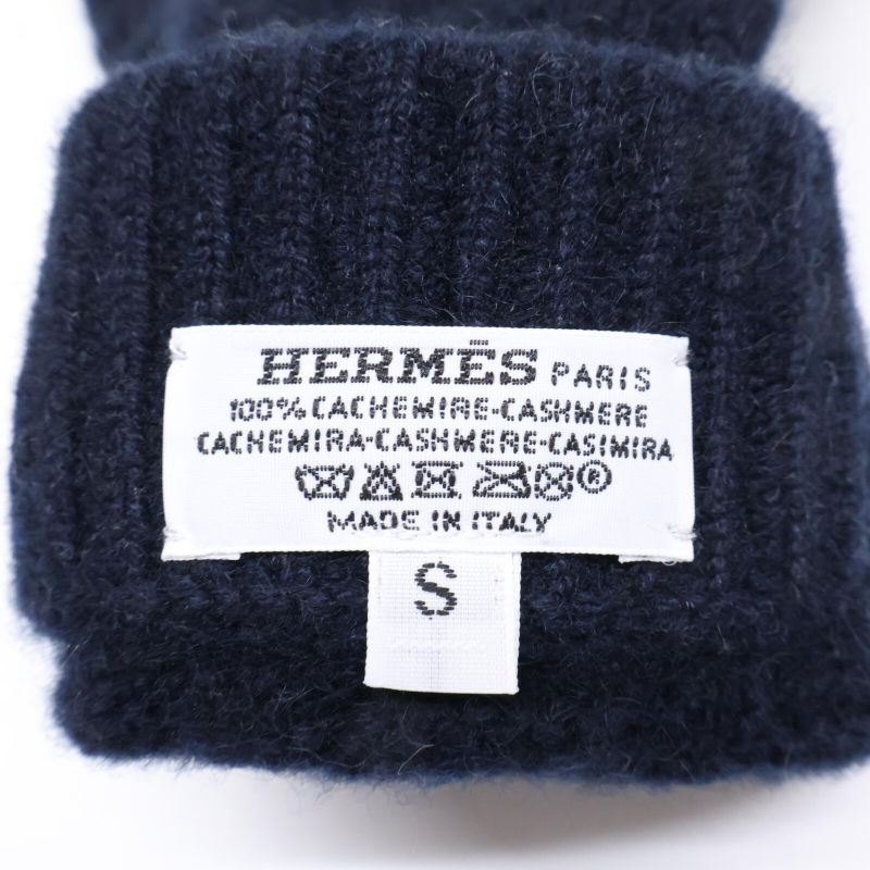 Hermes Cashmere Knit GlovesS