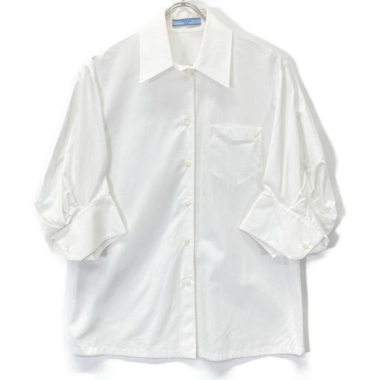 Prada regular In  P432f S212 1UCX Volume Sleeve Blouse36