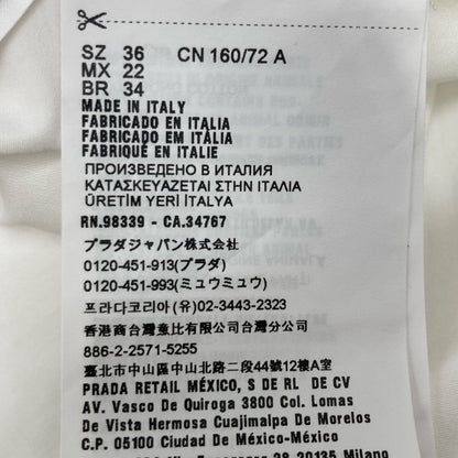 Prada regular In  P432f S212 1UCX Volume Sleeve Blouse36