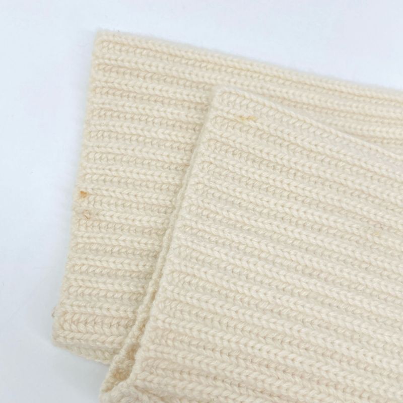 Celine 2 3bx8/6806 Ivory Wool Cashmere Phoebe Period Open Bag Design Knit XS