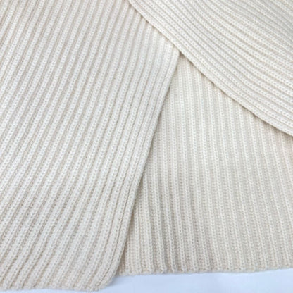 Celine 2 3bx8/6806 Ivory Wool Cashmere Phoebe Period Open Bag Design Knit XS