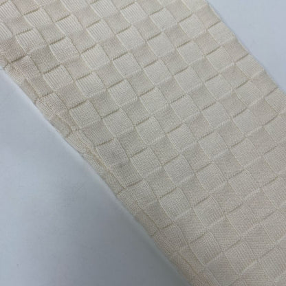 Louis Vuitton Rm212q VOR Hjn41w White Damier Knit Zip-up Cardigan XS