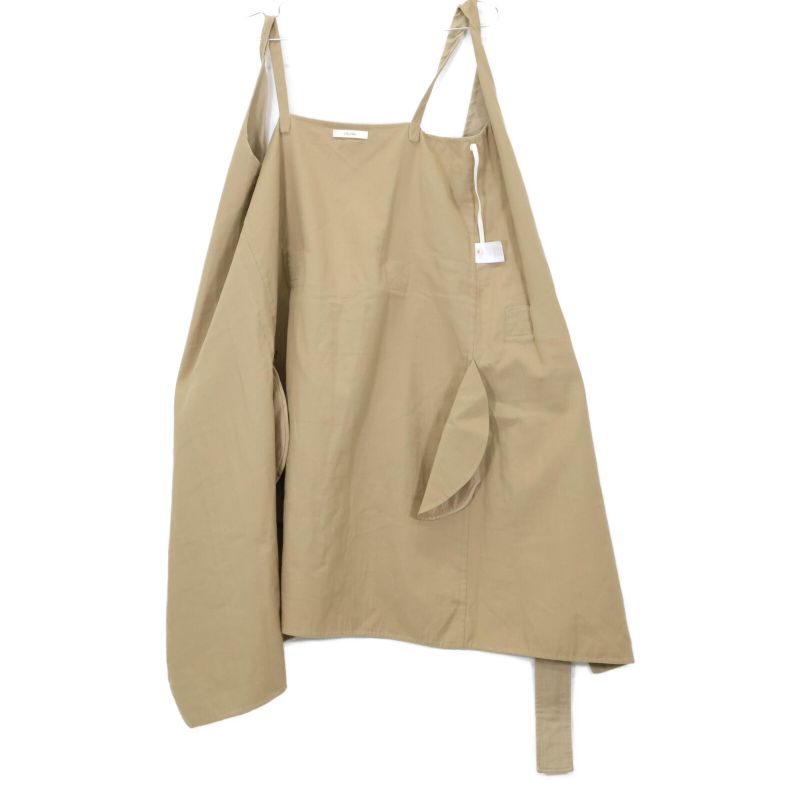 Celine 2 6o05/5124 Beige Linen Cotton Sleeveless Wrap Belted Jacket 38