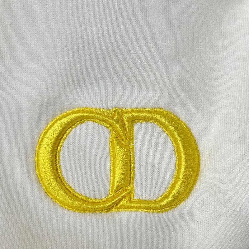 DIOR 113j698a0531 White CD Icon Sweat Pullover Hoodie S