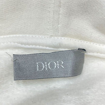 DIOR 113j698a0531 White CD Icon Sweat Pullover Hoodie S
