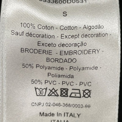 DIOR 933j601b0531 19AW Black Sleeve Logo Patch Hooded Pullover Sweatshirt S