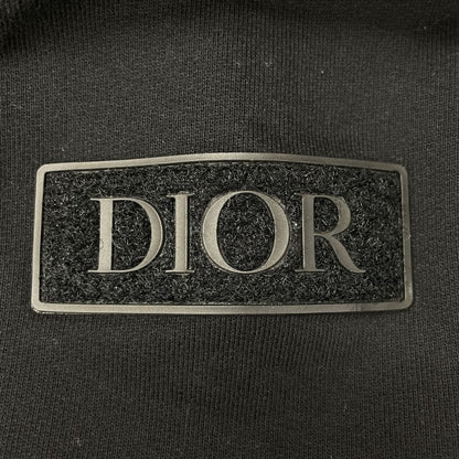 DIOR 933j601b0531 19AW Black Sleeve Logo Patch Hooded Pullover Sweatshirt S