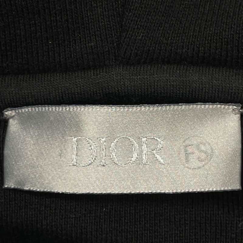 DIOR 933j601b0531 19AW Black Sleeve Logo Patch Hooded Pullover Sweatshirt S