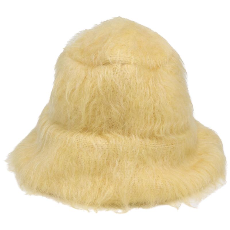 Celine 2a58y270r Brushed Mohair Triomphe Bucket Hat TU