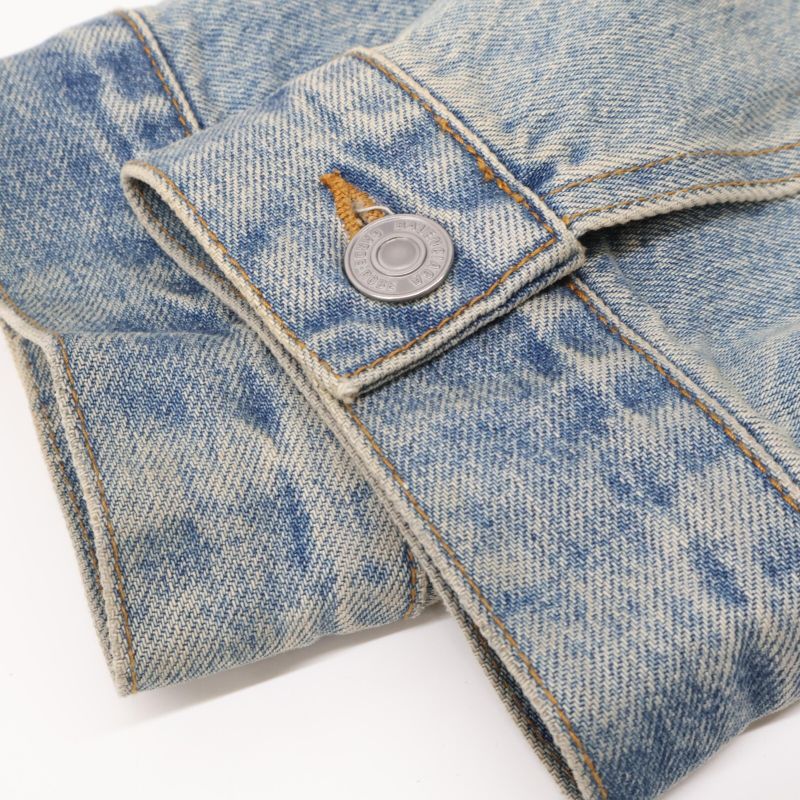 Balenciaga 23 773776 Hourglass Denim Jacket 32