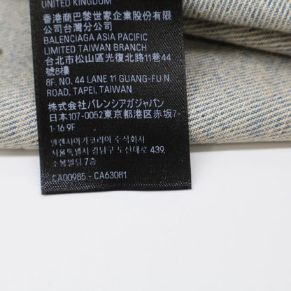 Balenciaga 23 773776 Hourglass Denim Jacket 32