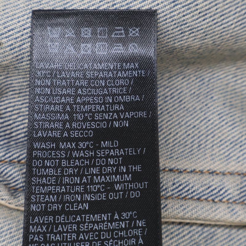 Balenciaga 23 773776 Hourglass Denim Jacket 32