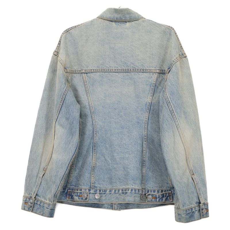 Balenciaga 23 773776 Hourglass Denim Jacket 32