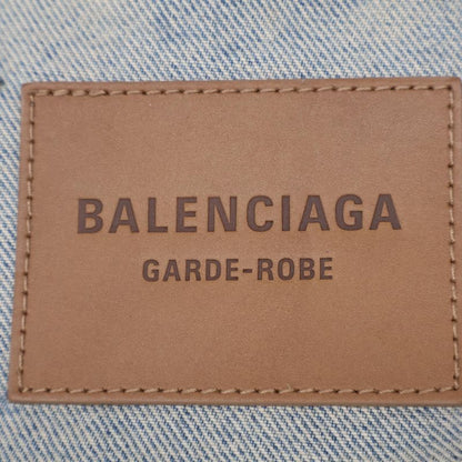Balenciaga 23 773776 Hourglass Denim Jacket 32