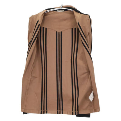 Bottega Veneta Brown 50924 Striped Western Shirt 46