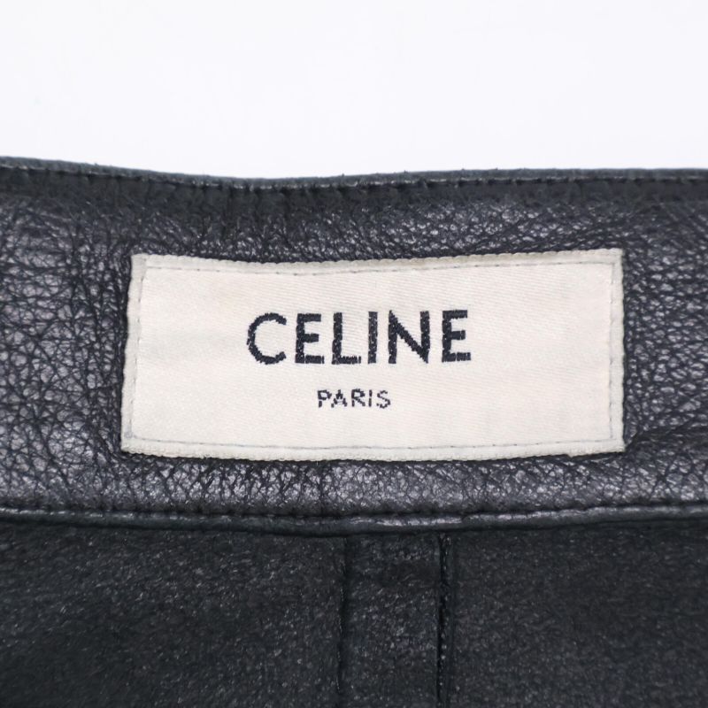 Celine2g013978e Phoebe Period Lamb Leather Cropped Wide