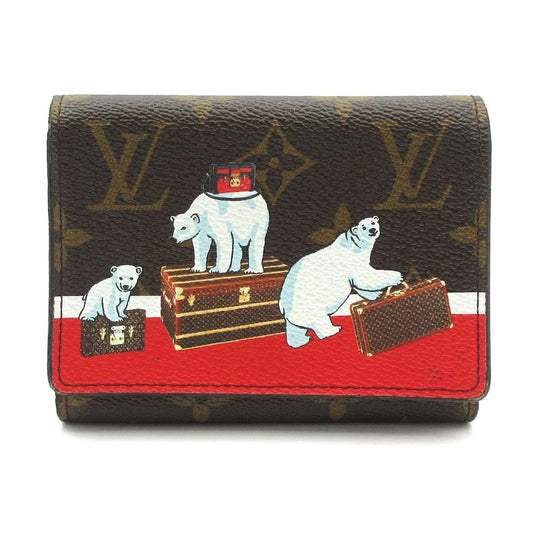 Louis Vuitton Trifold Wallet Monogram Portefeuille Victorine M62090 Marron