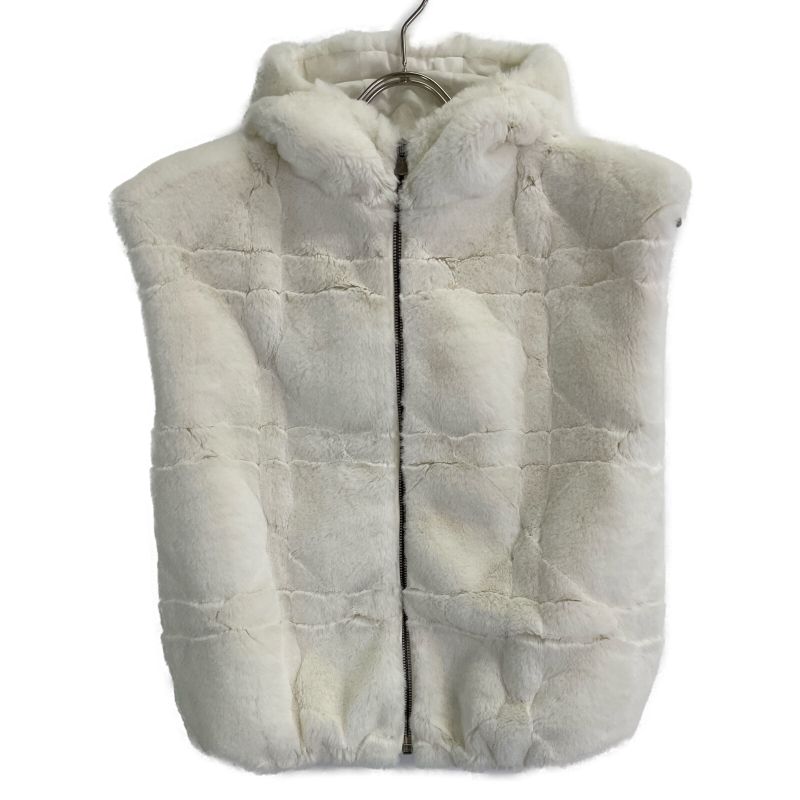 DIOR White Hooded Vest 3sb13pufc 6