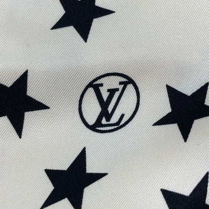 Louis Vuitton 22 Years White And Black Stars All Over Casual Shirt Fnbl38 36