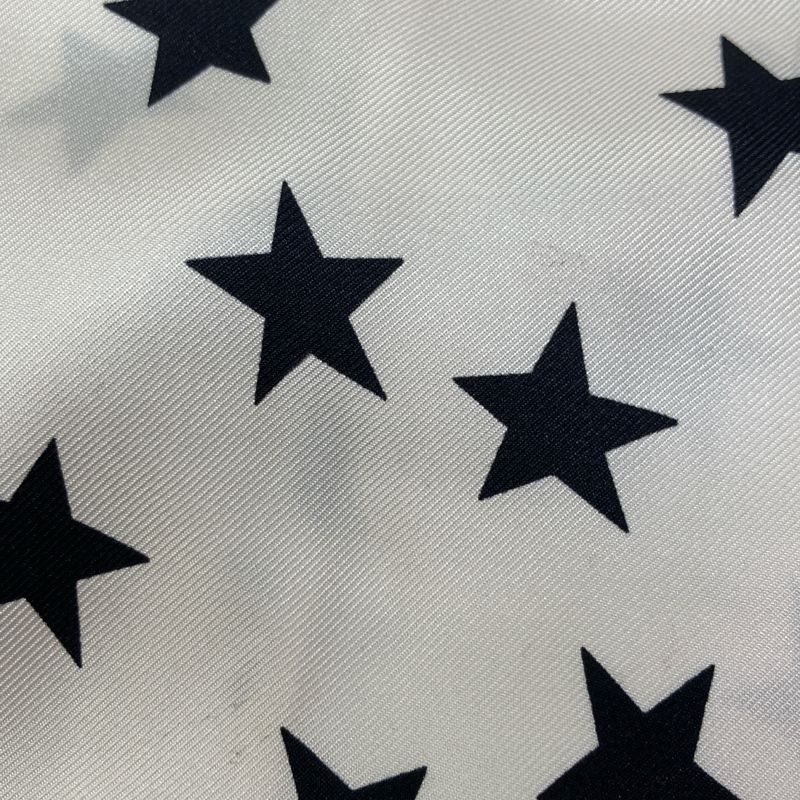 Louis Vuitton 22 Years White And Black Stars All Over Casual Shirt Fnbl38 36