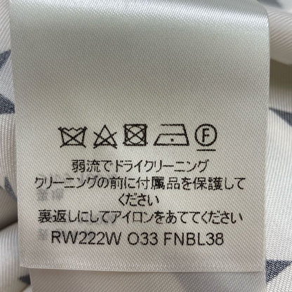 Louis Vuitton 22 Years White And Black Stars All Over Casual Shirt Fnbl38 36