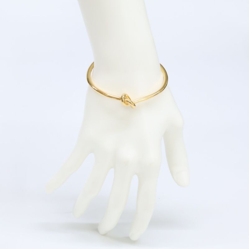 Celine 46p466bra.35or Knot Extra Thin BraceletGold Finish Brass C2