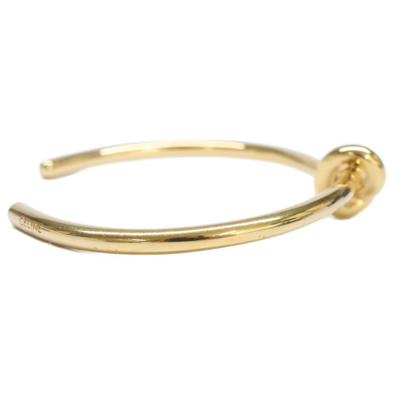 Celine 46p466bra.35or Knot Extra Thin BraceletGold Finish Brass C2