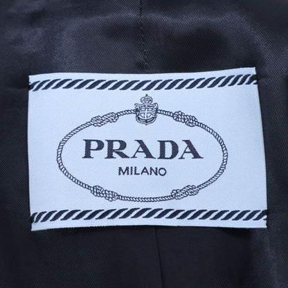 Prada Dna909 S211 Navy Virgin Wool Center Vent 2B Blazer Jacket 38