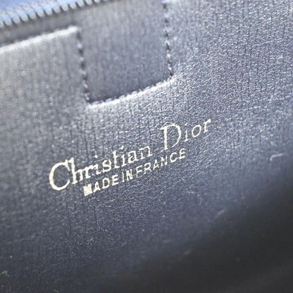 Christian DIOR Second Bag Clutch Bag Navy Vintage 07bs069