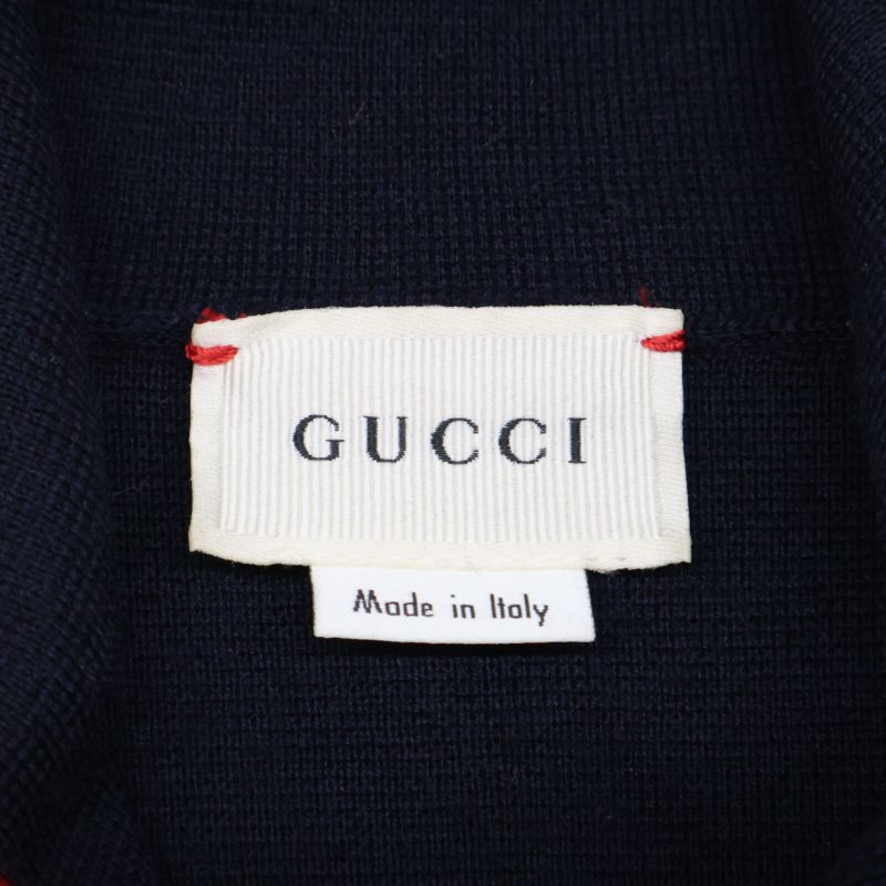 Gucci 525530x1635 Sherry Line GG Pearl Button Knit Dress 6