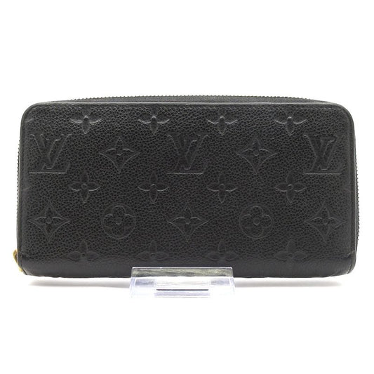 Louis Vuitton Monogram Empreinte Zippy Wallet M60571 Noir Black Leather