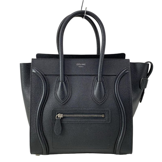 Celine Handbag Luggage Micro Shopper Black