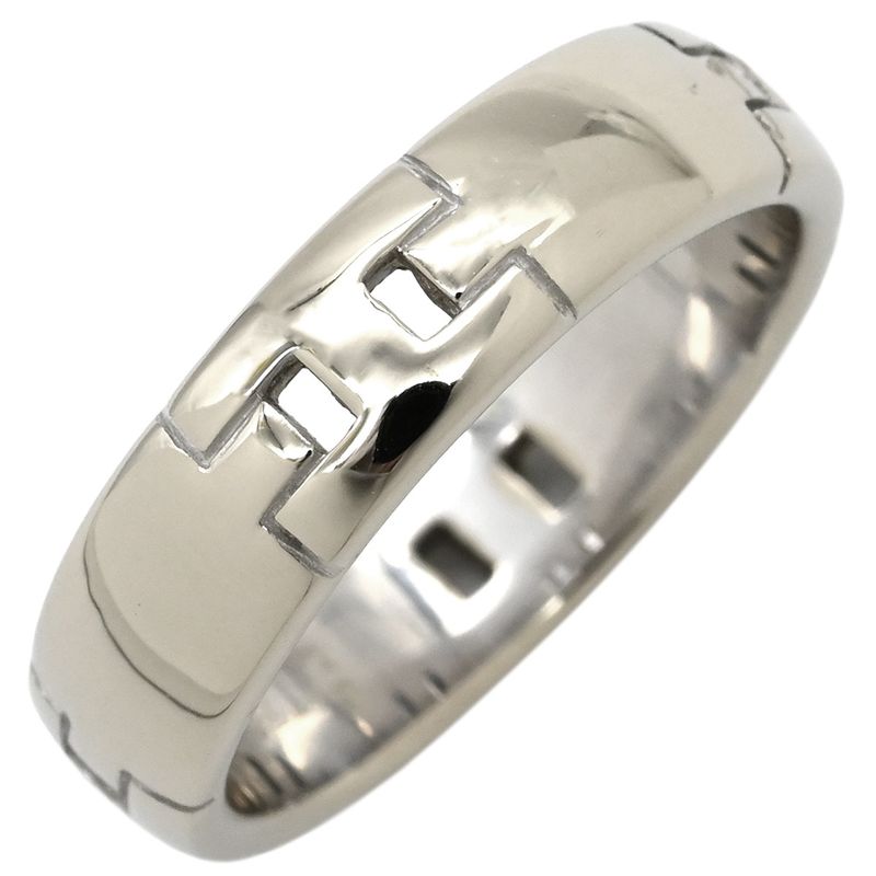 Hermes Ring Hera Cles S 18k White Gold White Gold #52 Au750 18k Gold Wedding