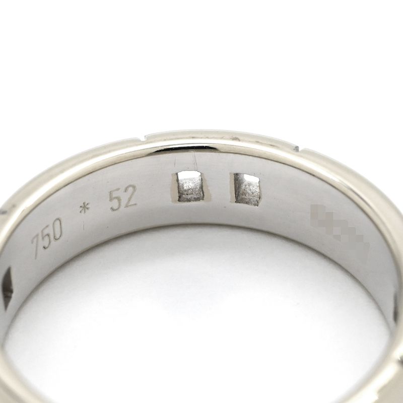 Hermes Ring Hera Cles S 18k White Gold White Gold #52 Au750 18k Gold Wedding