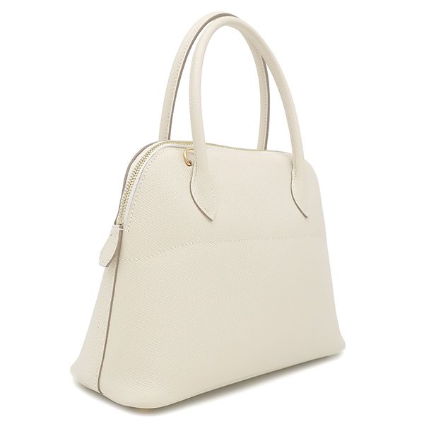 Hermes 2-Way Bag Bolide 27 Vaux Epson Cles Gold Hardware Off-White Shoulder