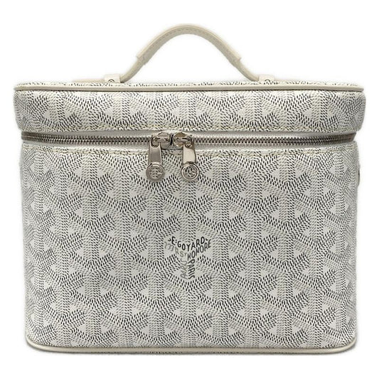 Goyard Vanity Bag Beautiful Muse White Leather