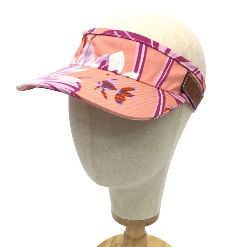 Loewe Paula's Ibiza Collection Sun Visor Size 59 Pink Never Used Hat Aq4883